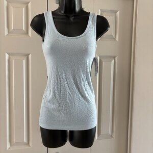 NWT Tommy John Lounge Scoop Neck Tank Top XS Blue Fog